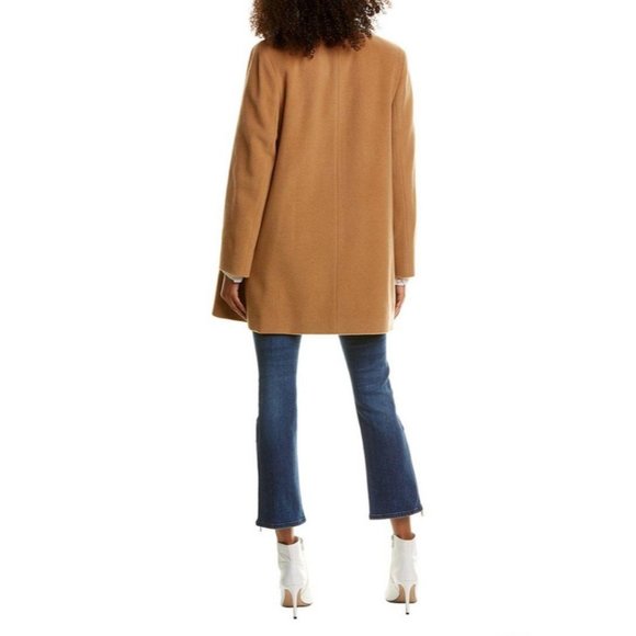 Cinzia Rocca Icons Wool Cashmere Coat Camel 8 - Picture 2 of 12
